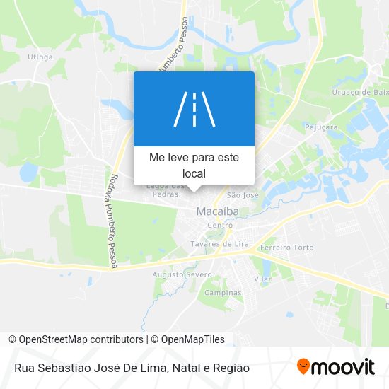 Rua Sebastiao José De Lima mapa
