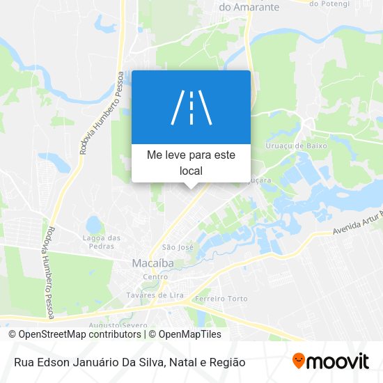 Rua Edson Januário Da Silva mapa