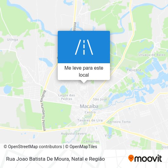 Rua Joao Batista De Moura mapa
