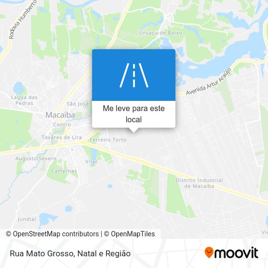 Rua Mato Grosso mapa
