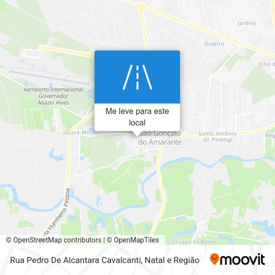 Rua Pedro De Alcantara Cavalcanti mapa
