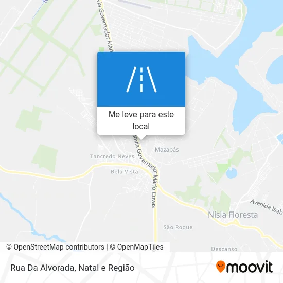 Rua Da Alvorada mapa
