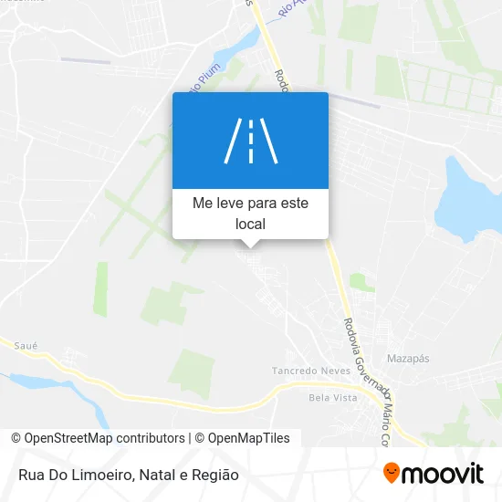 Rua Do Limoeiro mapa
