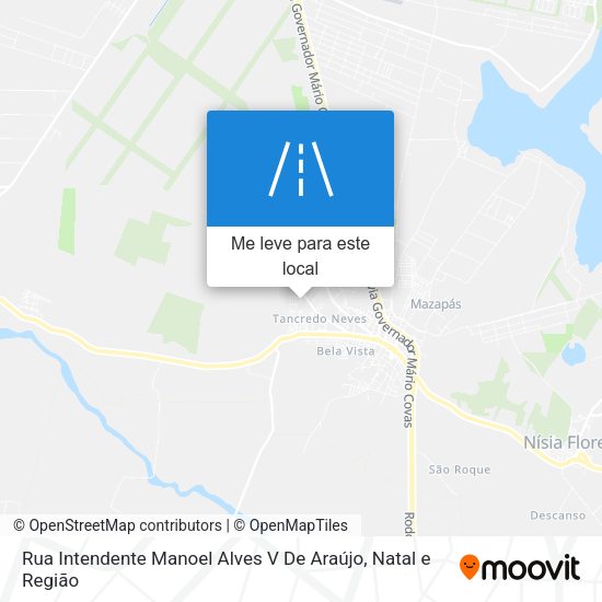 Rua Intendente Manoel Alves V De Araújo mapa