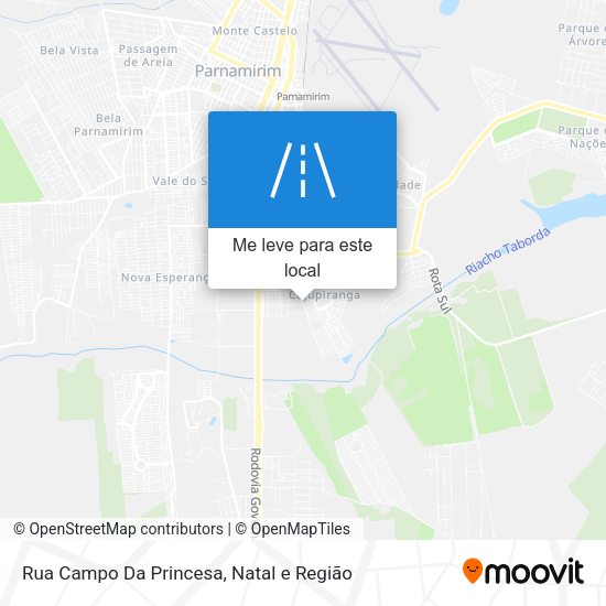 Rua Campo Da Princesa mapa