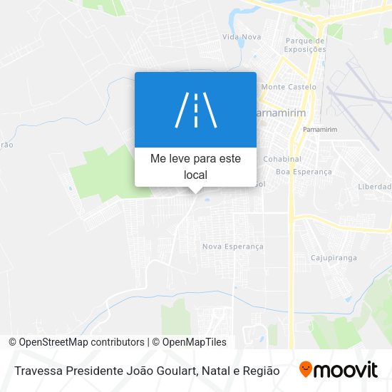 Travessa Presidente João Goulart mapa