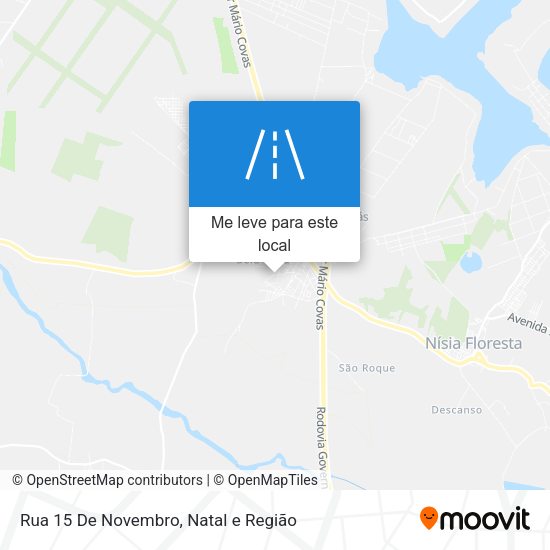 Rua 15 De Novembro mapa