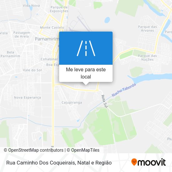 Rua Caminho Dos Coqueirais mapa