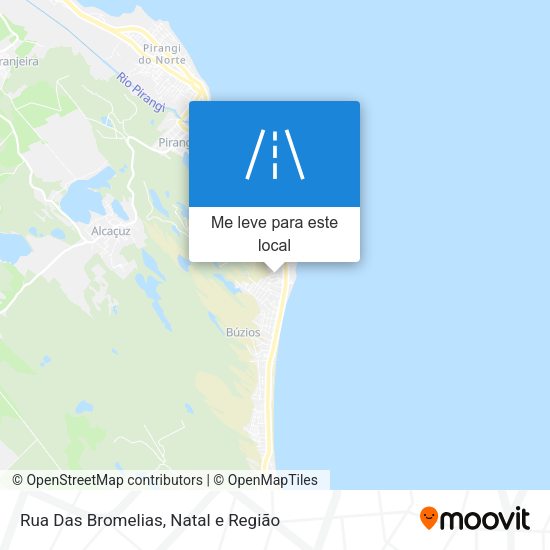 Rua Das Bromelias mapa