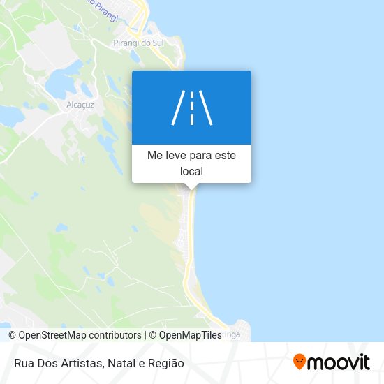Rua Dos Artistas mapa
