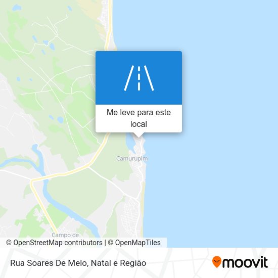 Rua Soares De Melo mapa