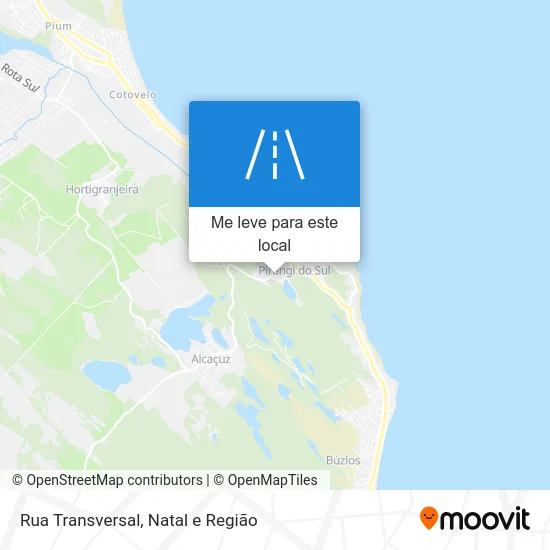 Rua Transversal mapa