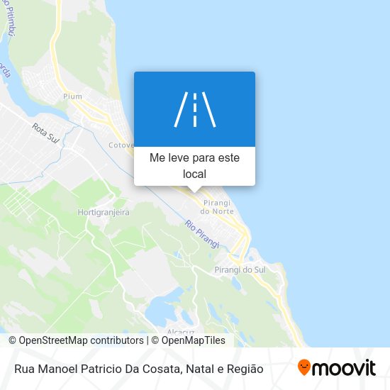 Rua Manoel Patricio Da Cosata mapa