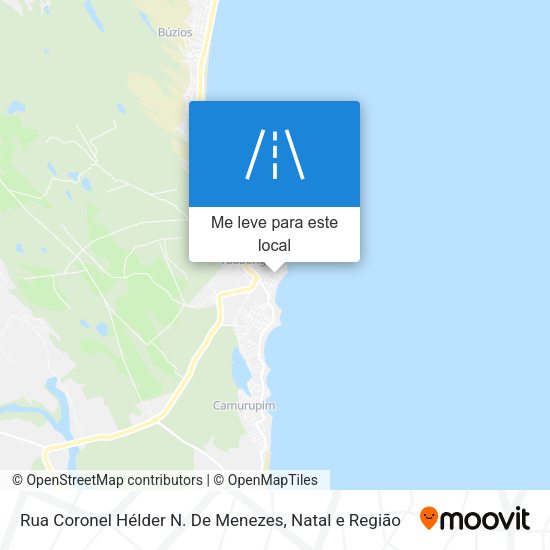 Rua Coronel Hélder N. De Menezes mapa