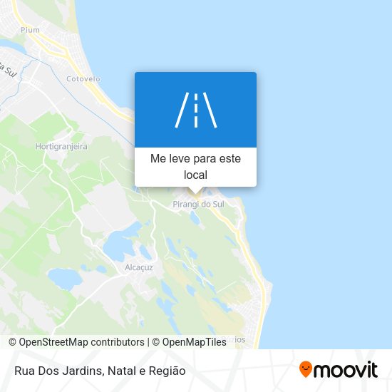 Rua Dos Jardins mapa
