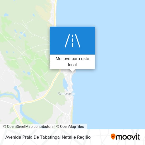 Avenida Praia De Tabatinga mapa