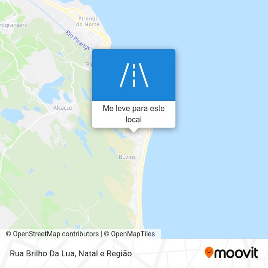 Rua Brilho Da Lua mapa
