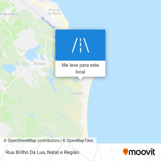 Rua Brilho Da Lua mapa