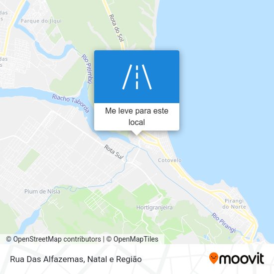 Rua Das Alfazemas mapa