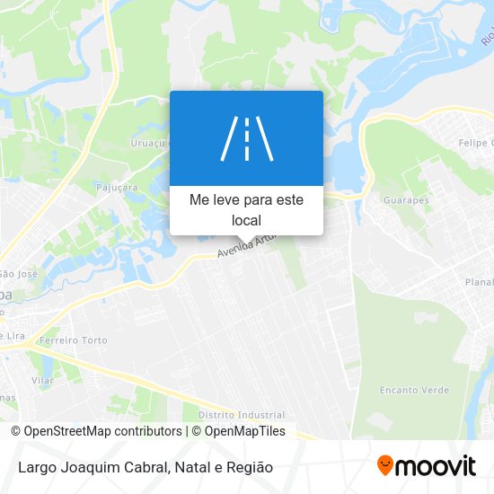 Largo Joaquim Cabral mapa