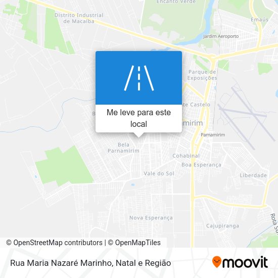 Rua Maria Nazaré Marinho mapa