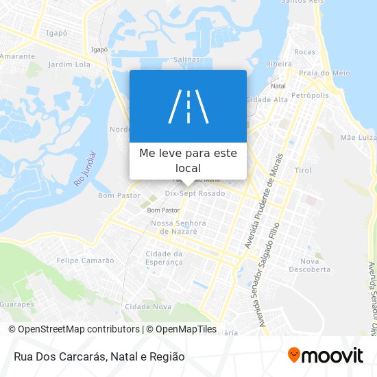 Rua Dos Carcarás mapa