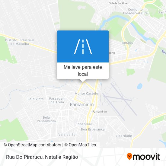 Rua Do Pirarucu mapa