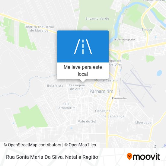 Rua Sonia Maria Da Silva mapa