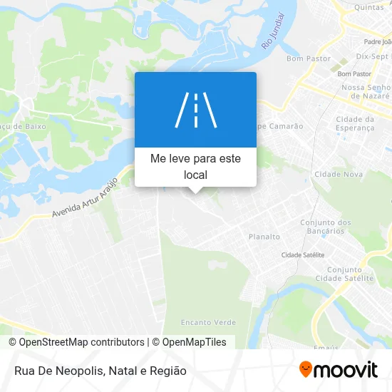 Rua De Neopolis mapa