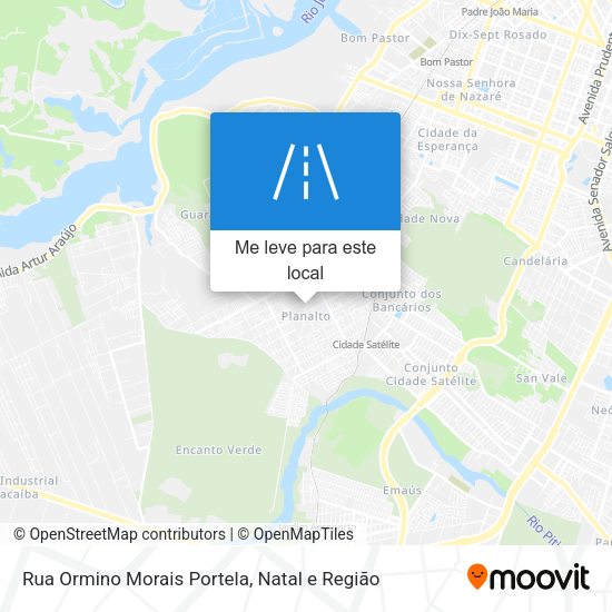 Rua Ormino Morais Portela mapa