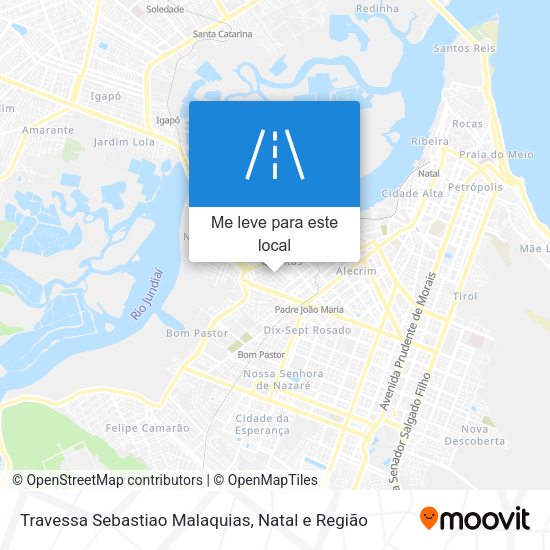 Travessa Sebastiao Malaquias mapa