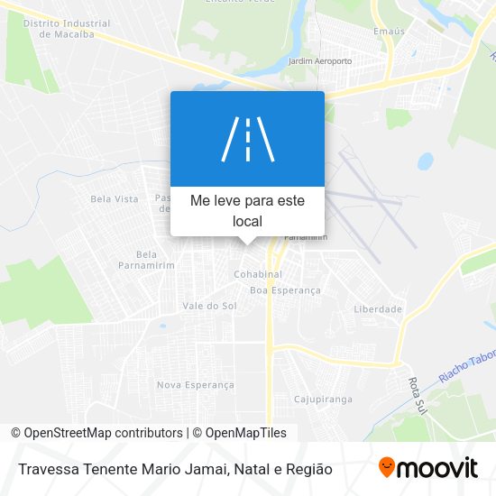 Travessa Tenente Mario Jamai mapa