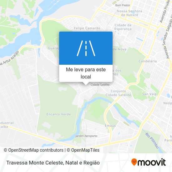 Travessa Monte Celeste mapa