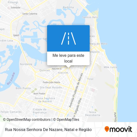 Rua Nossa Senhora De Nazare mapa