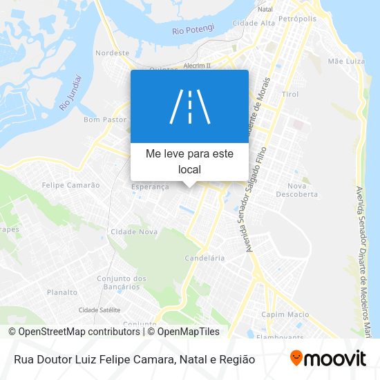 Rua Doutor Luiz Felipe Camara mapa
