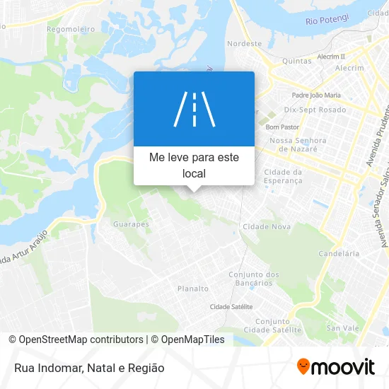 Rua Indomar mapa