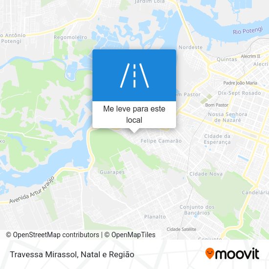 Travessa Mirassol mapa