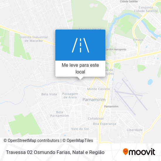 Travessa 02 Osmundo Farias mapa