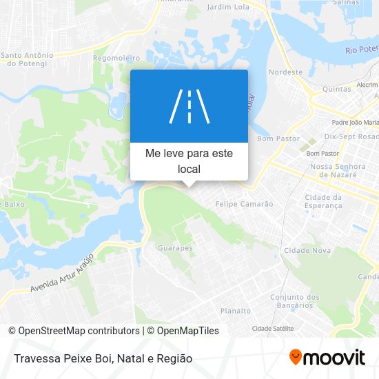 Travessa Peixe Boi mapa
