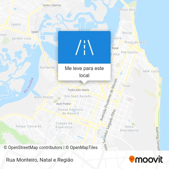 Rua Monteiro mapa