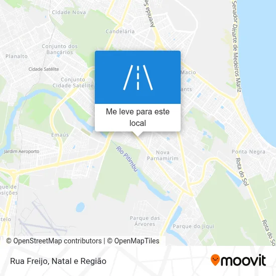 Rua Freijo mapa