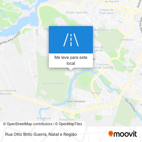 Rua Otto Brito Guerra mapa