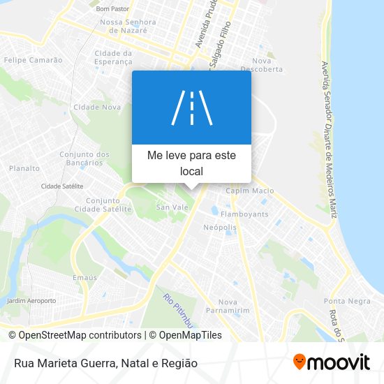 Rua Marieta Guerra mapa