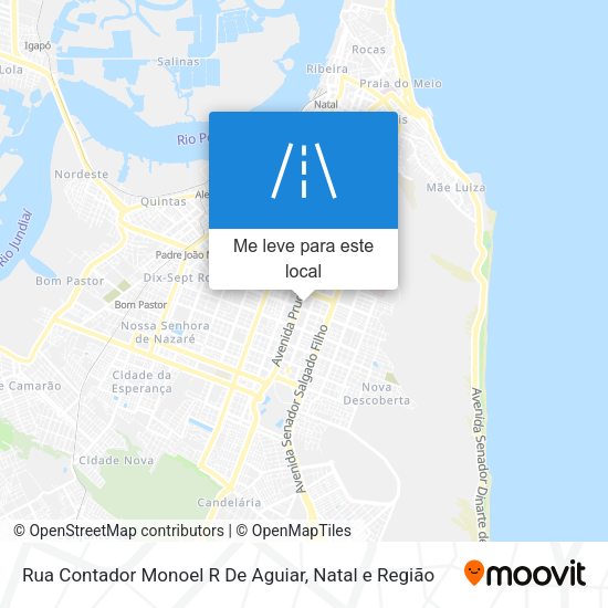 Rua Contador Monoel R De Aguiar mapa