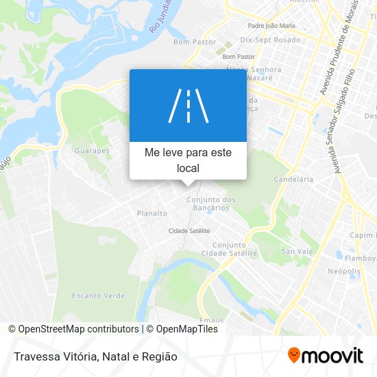 Travessa Vitória mapa