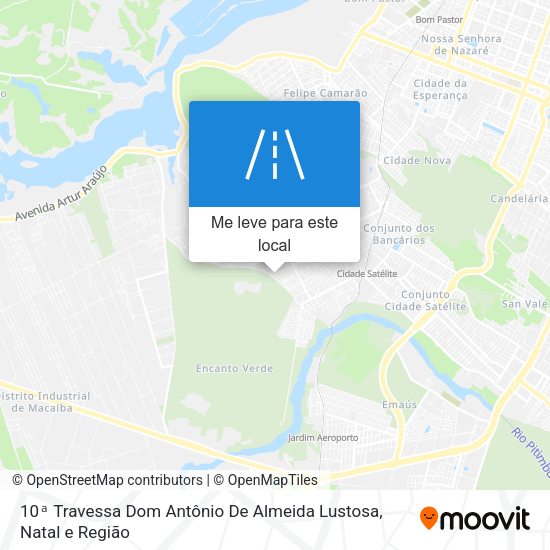 10ᵃ Travessa Dom Antônio De Almeida Lustosa mapa