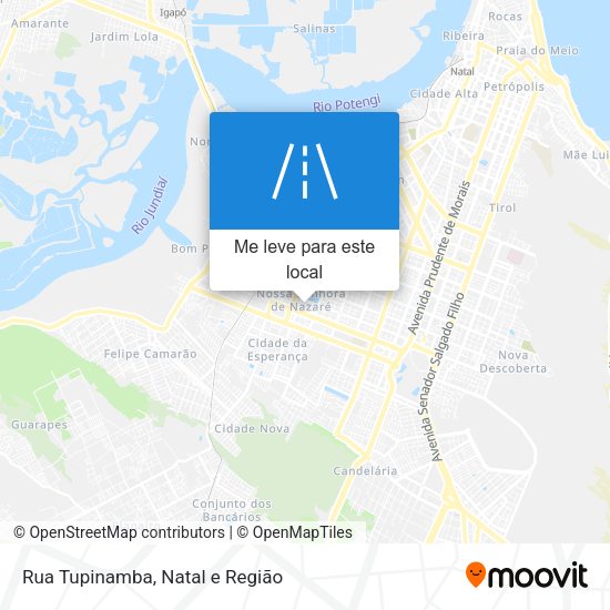 Rua Tupinamba mapa