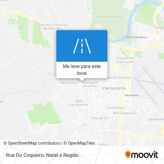 Rua Do Coqueiro mapa