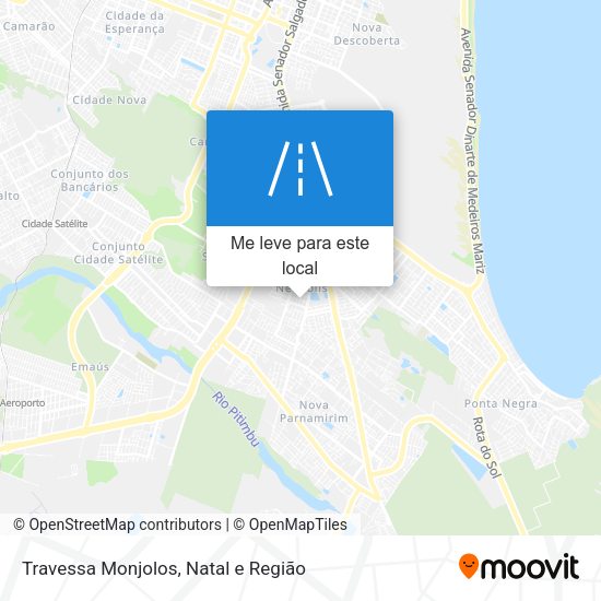 Travessa Monjolos mapa