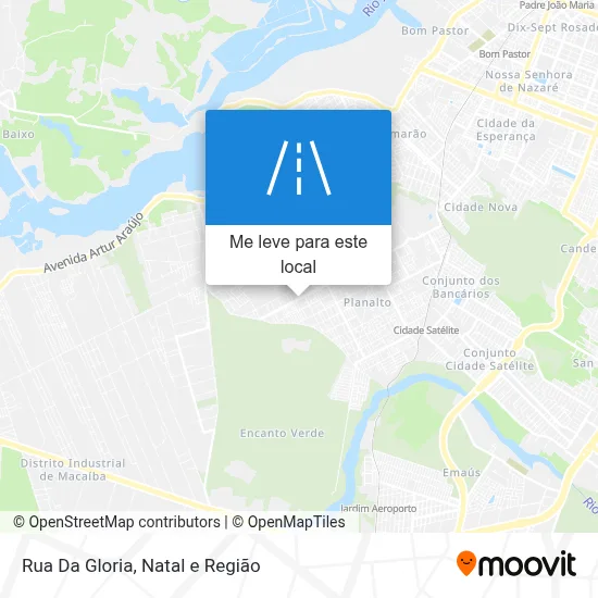 Rua Da Gloria mapa